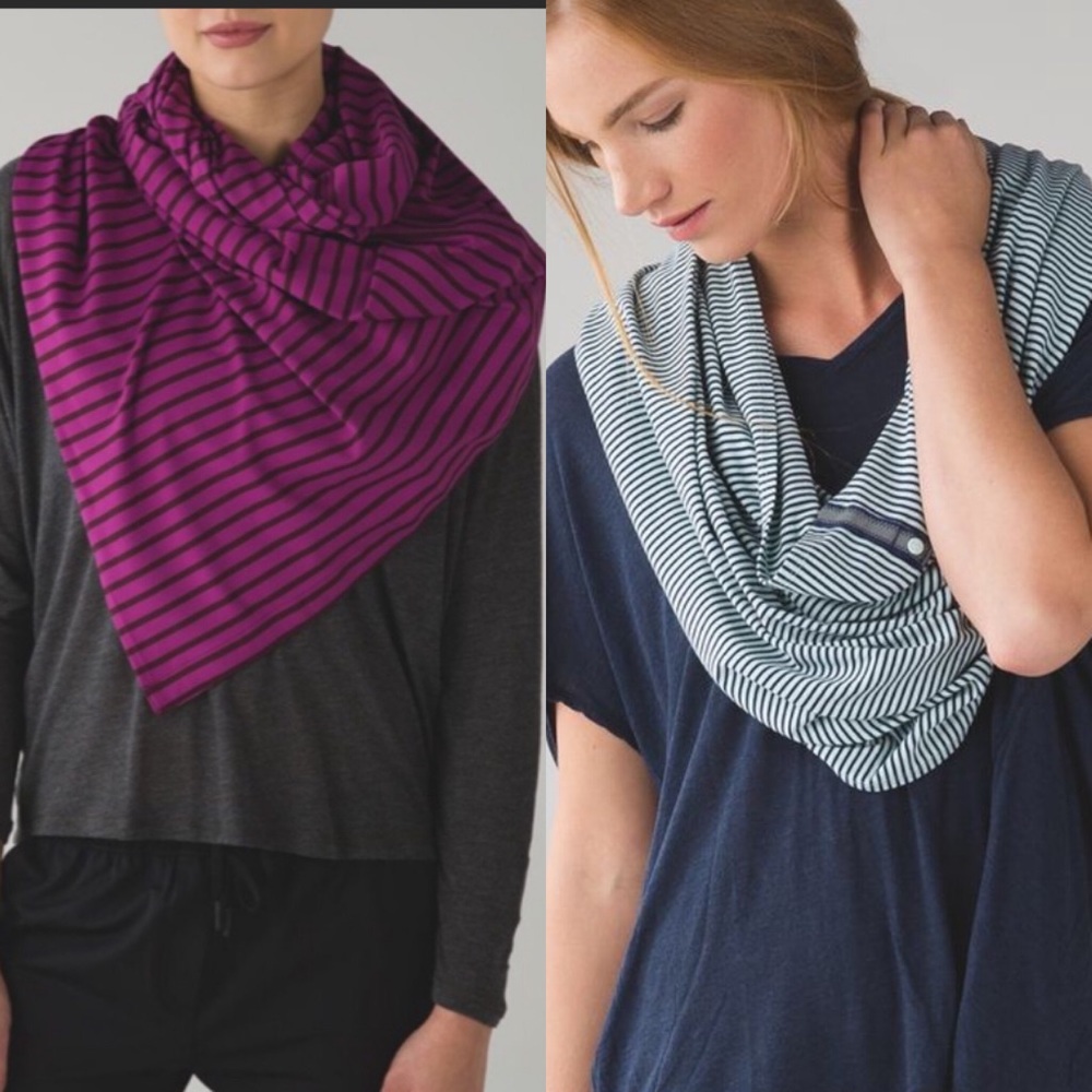 **FLASH SALE!** Bundle of 2 Lululemon Vinyasa scarves